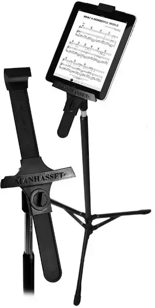 Universal Tablet Holder with base and Shaft – Manhasset Specialty Company Scelto Dai Clienti