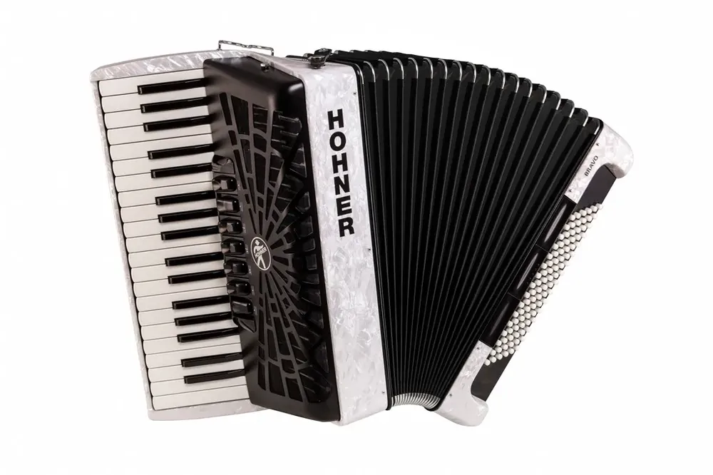 BRAVO III 96 BIANCO A16712 SILENTKEY – HOHNER Solo Oggi