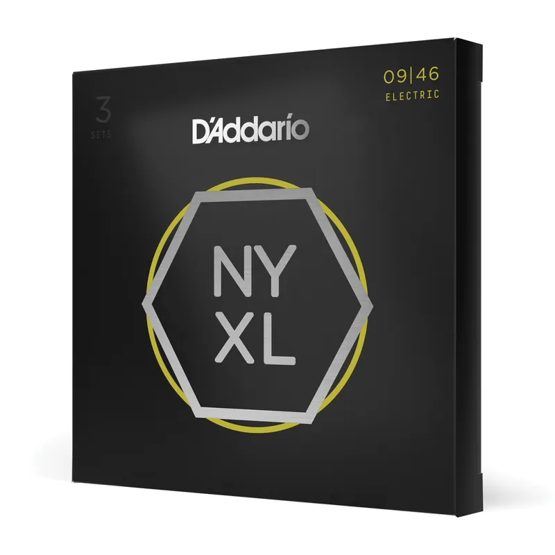 Prezzo Basso D’Addario NYXL0946-P – Corde avvolte in nickel per chitarra elettrica, scalatura super leggera per i cantini / scalatura normale per i bassi, 9-46, 3 mute – NYXL