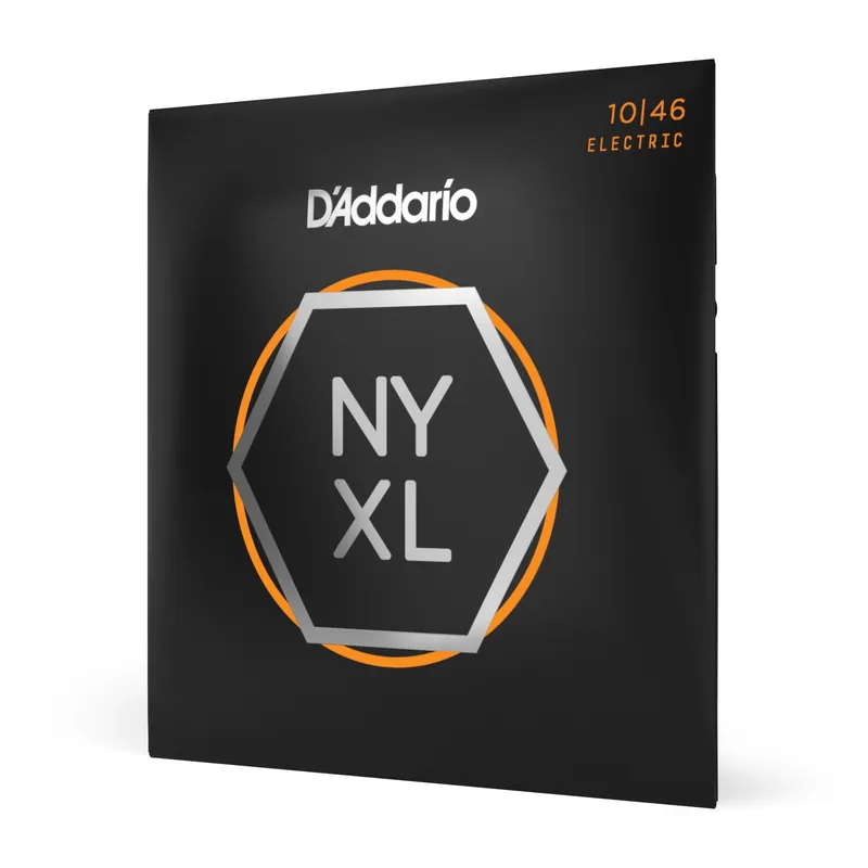 Novità D’Addario NYXL1046 – Corde avvolte in nickel per chitarra elettrica, scalatura leggera normale, 10-46 – NYXL