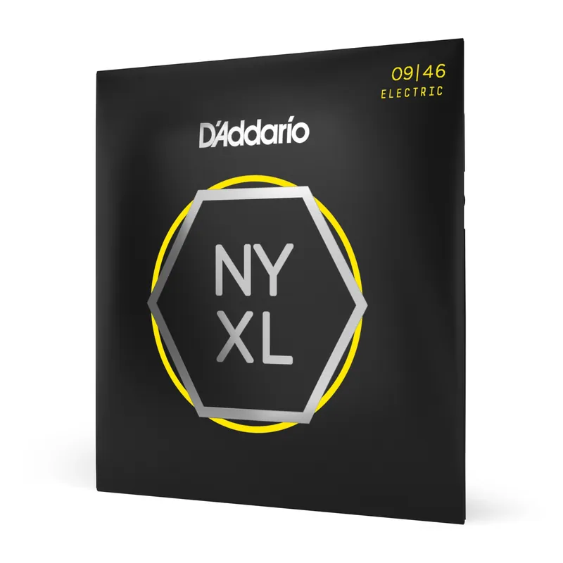 D’Addario NYXL0946 – Corde avvolte in nickel per chitarra elettrica, scalatura super leggera per i cantini / scalatura normale per i bassi, 9-46 – NYXL Sconto