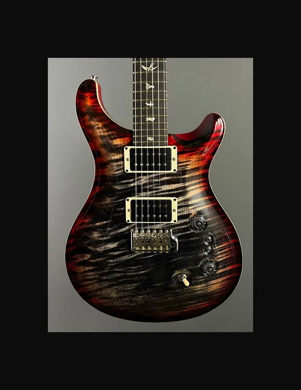 PRS Custom 24-08 85/15 Thin Charcoal Cherry Burst Soddisfatti O Rimborsati